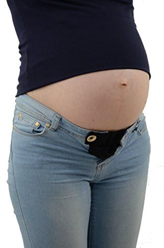 JVK 4PACK Maternity Pants Waistband Extender Adjustable Bonus 2PC Extender