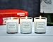 LA BELLEFÉE Scented Candles Gifts for Mothers Day, Natural Soy Candles for Home Scented, Votive Candles Gifts for Women Christmas Gifts Christmas Decoration, Fragrances of Rose, Vanilla, Jasmine