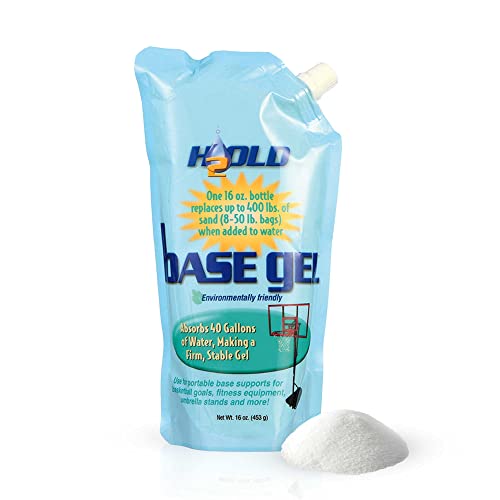 BaseGel Polymer for Basketball Goal and Outdoor Indoor Sign Hoops Bases