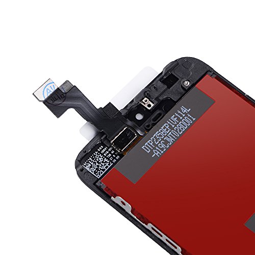 For Black iPhone 5S 4.0 inch Screen Replacement Retian LCD Touch Screen Digitizer Fram Assembly Full Set with Tempered Glass Screen Protector + Tools + Instructions by Brinonac - Thumbnail 2