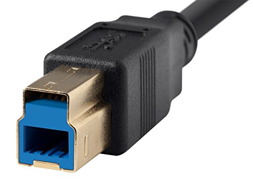 Monoprice Select Series USB 3.0 A to B Cable, 1.5' (113746)