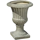Christopher Knight Home 217252 Outdoor/Indoor Antique Green Stone Finish Planter/Urn