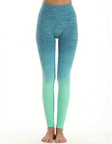 YAHA Women’s Yoga Pants Workout Leggings Casual Tights (Green, S/M)