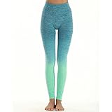 YAHA Women’s Yoga Pants Workout Leggings Casual Tights (Green, L/XL)