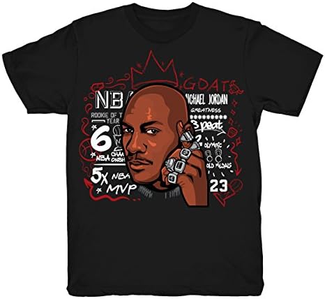 He Got Game 13 MJ Rings Shirts to Match Jordan 13 He Got Game Sneakers Black tees Shirts