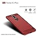Sucnakp for Nokia 3.1 Plus Case(US Version) TPU Shock Absorption Cell Phone Cases Technology Raised Bezels Protective Cover for Nokia 3.1+ Case（Red）