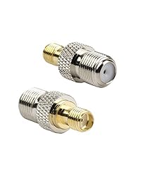 Tipo F a SMA macho hembra 2 juegos 6pcs coaxial RF adaptador coaxial conector
