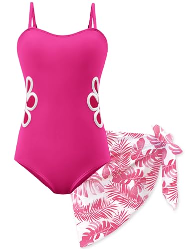 AMAWMW Girls Swimsuit Cut Out One Piece