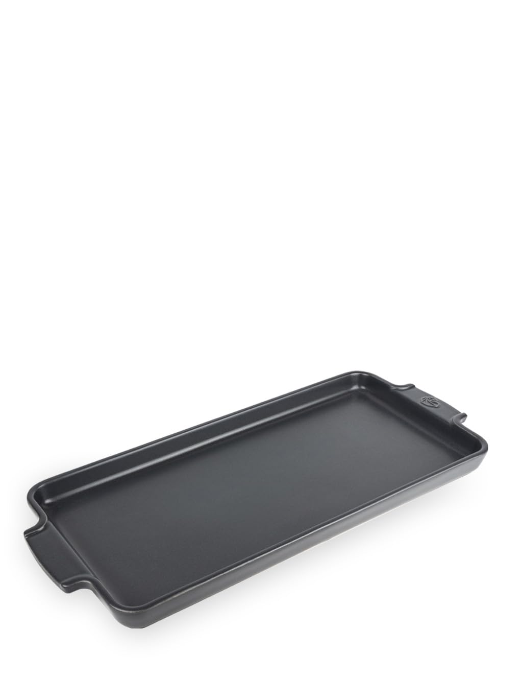 Peugeot - Appolia Appetiser Platter - Ceramic Plate for Aperitifs and Nibbles with Handles - Slate, 40cm