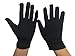 May & Co Police Formal Tuxedo Honor Guard Parade Nylon Cotton Gloves 9.5 inch (Black)