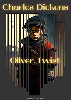 Livro Oliver Twist: Um romance de Charles Dickens que relata as aventuras e desventuras de um rapaz órfão.