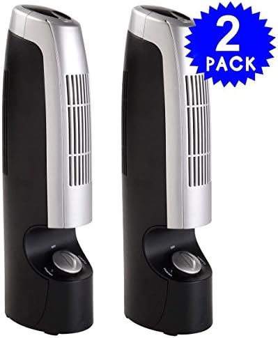 2 PCS Mini Ionic Whisper Home Air Purifier &amp; Ionizer Pro Filter 2 Speed