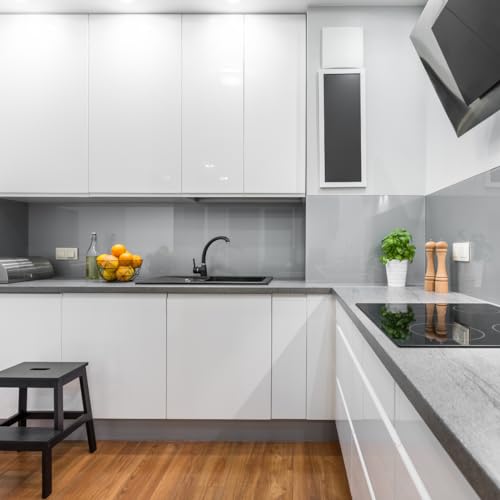 Adesivo Vinil Branco Impermeável Lavável P/Envelopamento Móveis Geladeira Fogão Mesa 5m x 50cm