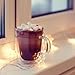 SKÖN Double Walled Borosilicate Crystal Clear Glass Mug (12oz; Set of 4) - Holiday Offer