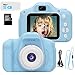 ArtJ4U Kids Digital Video Camera for Girls 3-10 Years Old,5 MP Rechargeable Camera Shockproof 1080P HD Cameras Camcorder for Girls Kids Toddler Indoor Outdoor Travel(32GB Memory Card Included) (Blue)