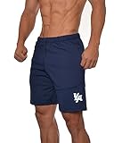 YoungLA Men's Yoga Running Running Shorts Zipper Pockets