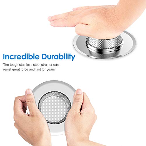 3 Helect+3+Pack+Kitchen+Strainer+Stainless