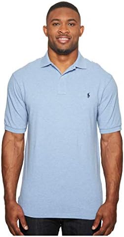 POLO RALPH LAUREN Custom Slim Fit Mesh Polo Jamaica Heather XL at