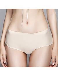 Aimo - Ropa interior para mujer, sin costuras, invisible, 5 paquetes de bragas hipster