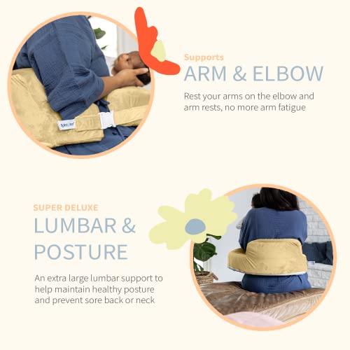 My Brest Friend Super Deluxe Nursing Pillow for Breastfeeding and