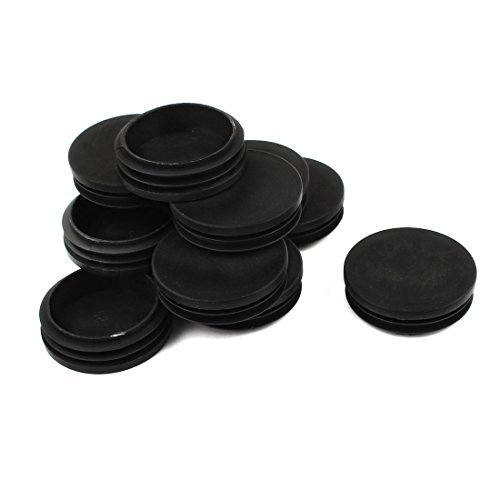 12 Pcs Plastic Blanking End Caps 58mm Dia Round Tubing Tube Insert