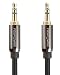 FosPower Audio Cable (10 FT), Stereo Audio 3.5mm Auxiliary Short Cord Male to Male Aux Cable for Car, Apple iPhone, iPod, iPad, Samsung Galaxy, HTC, LG, Google Pixel, Tablet & More