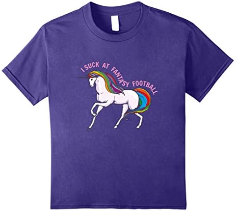 Kids I Suck At Fantasy Football Shirt Funny League T SHirt 12 Purple