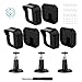 XT2 Camera Wall Mount Bracket,EastKing Weather Proof 360 Degree Full Protective Adjustable Outdoor Indoor Mount and Cover Case for Blink XT XT2 Home Security Camera System (Black,3 Pack)