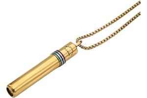 MAXHOO 528 hz Breathing Necklace, Anxiety Necklace, 528 hz Whistle Breathing Necklace for Meditation Tuning Tools, Mindful Breathing Necklace, Calming Necklace, Stress Relief for Women, Men