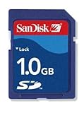 Sandisk 1GB SDSDB-1024 or SDSDJ-1024 (BXP-S) SD Secure Digital Card