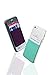 Sinjimoru Credit Card Wallet, Stick-On Wallet functioning as Wallet case, Credit Card Case on iPhones and Androids. Sinji Pouch Basic 3, Mint.