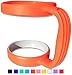 Grip-It YETI Tumbler Cup Handle for 30oz Rambler - Lightweight, Spill Proof Grip For RTIC(Older Version) Stainless Steel Tumblers, SIC & Travel Water Coffee Mugs or Flask (30oz, Sunset Orange)