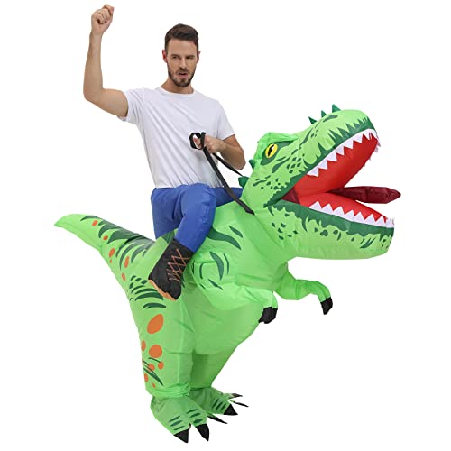 Dinosaur Costumes for Adults ,Inflatable Costume Adult,Funny Halloween Costumes for Men/Women