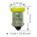 PA LED 10PCS #1893#44#47#756#1847 BA9S 1SMD LED Bayonet Pinball Machine Light Bulb Yellow(Amber)-6.3V