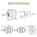 Doorbell Transformer UL certified Door Chime Transformer Compatible with Ring Video Doorbell Pro 8V/16V/24V AC 20-30 VA multi-output Zmodo Smart Greet WiFi Doorbell, SkyBell Doorbell