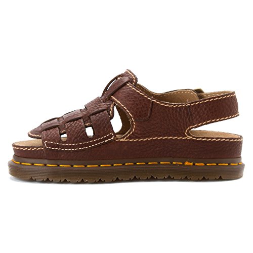 dr martens 8092 fisherman sandal dark brown grizzly