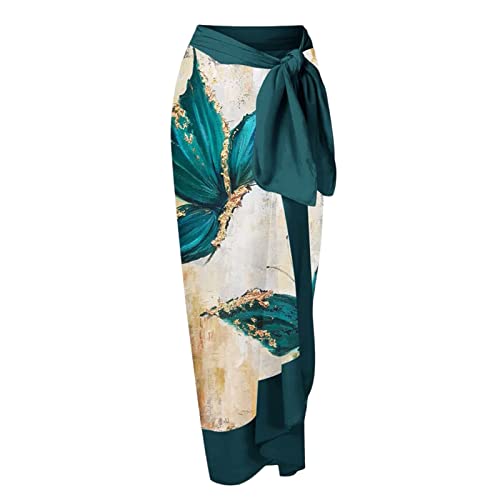 Wrap Skirt Amazon Plus Size Swim Cover Up ADJHDFH Women's One