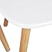 Yaheetech White Gloss Wood Nesting Tables Living Room Sofa Side End Table Set of 2