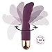 Bendable Silicone Dildo Sex Vibrator - G Spot Stimulator (USB Charged) with 10 Vibrational Settings for Women - Bendable & Waterproof & Quiet Sex Toy - Adult Toy for Couples, Purple, Lyps Madison …