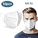 K N95 Medical Face Masks - 5-Layer K N95 Dust Full Face Mask with Free Adjustable Headgear Filtration Barrier against Germ, Dust, Breathable Respirator Mask 10pcs