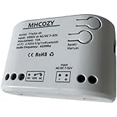MHCOZY 1 Channel USB 5V AC/DC 7-32V Smart WiFi Wireless Relay Switch Module,Tuya Smart Life app Remote Control,Compatible wit
