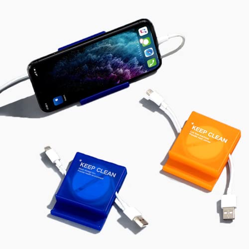 Cord Management Cable Winders with Cell Phone Stand, Portable Headphone