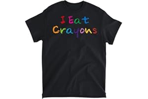 I Eat Crayons Funny Drawing Coloring Kids T-Shirt T-Shirt, Tank Top, Long Sleeve, Sweatshirt, Hoodie Men Women Kids Made in C