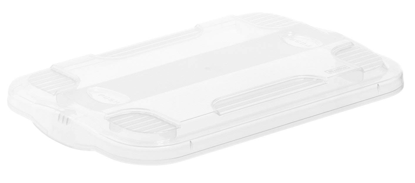 Rotho, Agilo, Lid for storage box Agilo A5, Plastic (PP) BPA transparent, A5 (30,0 x 19,5 x 2,5 cm)
