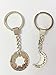 Couple Keychains My Sun and Stars/moon of My Life Khal & Khaleesi Pandant 2pcs Key Rings - A Song of Ice and Fire