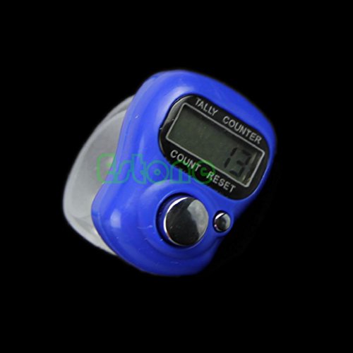 Qisuw LCD Electronic Digit Tally Counter Stitch Marker and Row Counter
