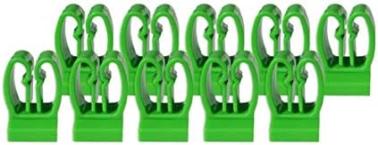 Olsa Tools Tool Holder Clips | 10 Pieces | Fits Magnetic and Wall Mount Screwdriver Organizers | Green