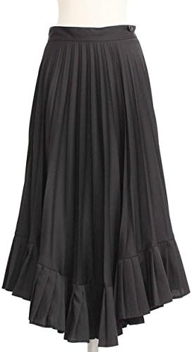 Amazon クラネ Clane 6031 R Double Layer Pleats Skirt イレギュラーヘム3wayプリーツスカート Black 2 レディース スカート 通販