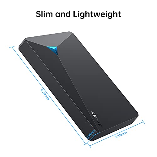 EAGET Portable External Hard Drive 320GB USB 3.0 MicroB Ultra Slim