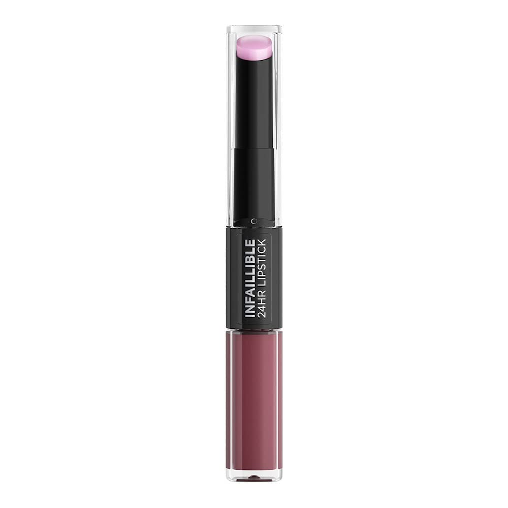L'Oréal Paris Infaillible 2-Step 209 Violet Parfait Lipstick for 24 Hours Full Lips with Moisturising Lip Balm — image 1